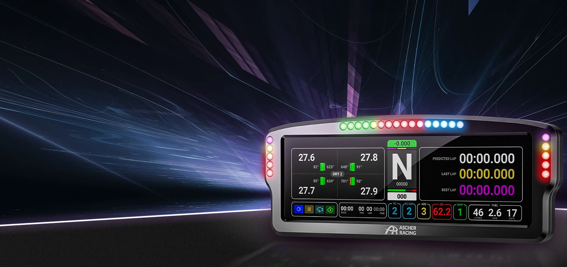 ASCHER RACING 8" DASHBOARD - Image 4